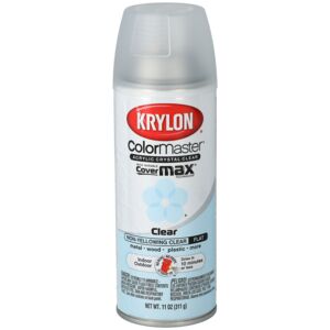 Krylon ColorMaster Paint and Primer with Durable CoverMax Technology Spray Paint Crystal Clear 11oz Krylon ColorMaster Paint and Primer with Durable CoverMax Technology Spray Paint Crystal Clear 11oz
